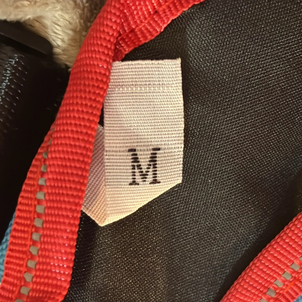 New No Pull Blue Star Dog Harness with Red Trim adjustable reflective medium - Picture 10 of 14